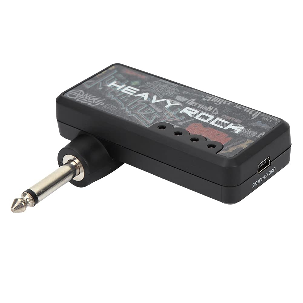 Gitarren-Kopfhörerverstärker, Tragbarer Gitarrenverstärker, Mini-Plug-Gitarrenverstärker, Wiederaufl