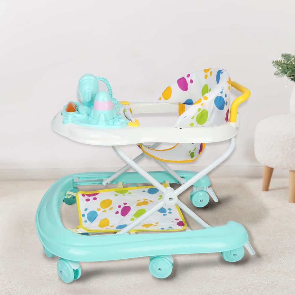 Lauflernhilfe für Babys, faltbar, Lauflernhilfe für Babys, multifunktional, mit leisen Rädern, Aktiv