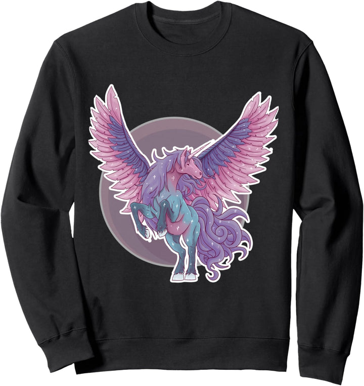 Kawaii Pastel Goth Clothes Aesthetic Magical Unicorn Pegasus Sweatshirt