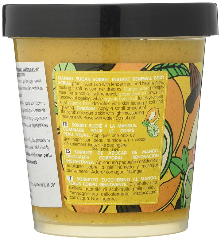 Organic Shop Body desserts Mango Sugar Sorbet Body Scrub 450ml Mango 450 ml (1er Pack), Mango 450 ml