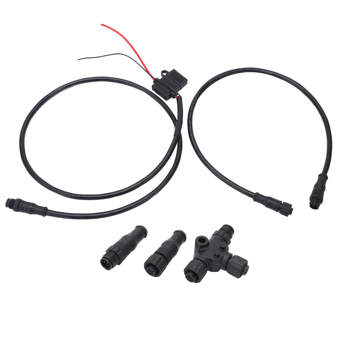 NMEA-Netzwerkstarter, 1 M/39,4 Zoll Marine für NMEA 2000 Starter Kit ABS-Stromkabel mit Sicherung, M