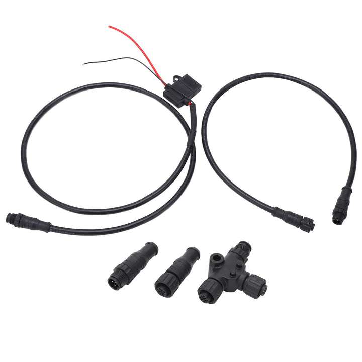 NMEA-Netzwerkstarter, 1 M/39,4 Zoll Marine für NMEA 2000 Starter Kit ABS-Stromkabel mit Sicherung, M