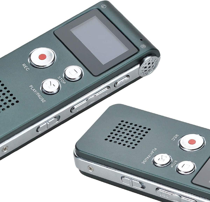 Lychee 8GB LCD Bildschirm Digitales Diktiergerät Aufnahmegerät Sprachaufnahme Audiorekorder Voice Re