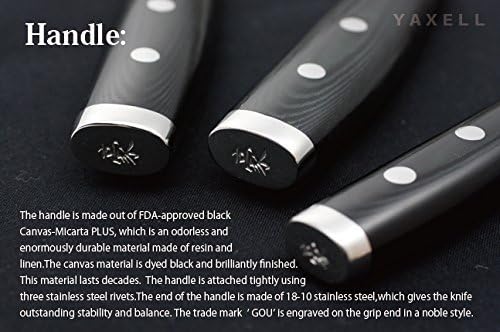 Yaxell Gou 101, Santoku Messer