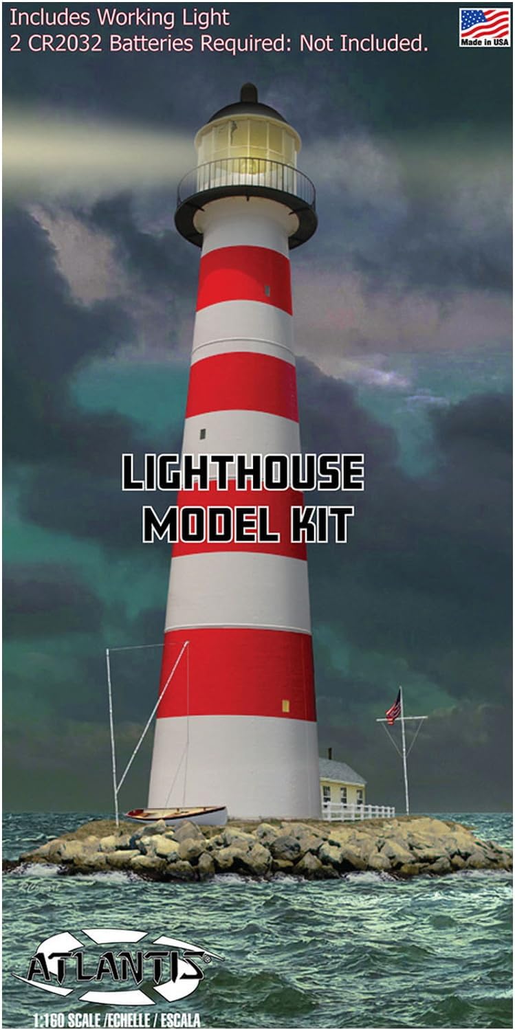 1/160 Leuchtturm mit Diorama-Basis