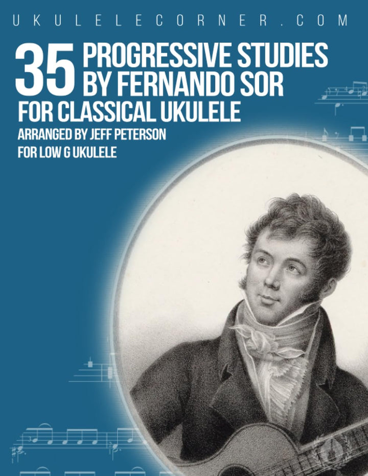 35 Progressive Studies by Fernando Sor for Classical Ukulele, Taschenbuch