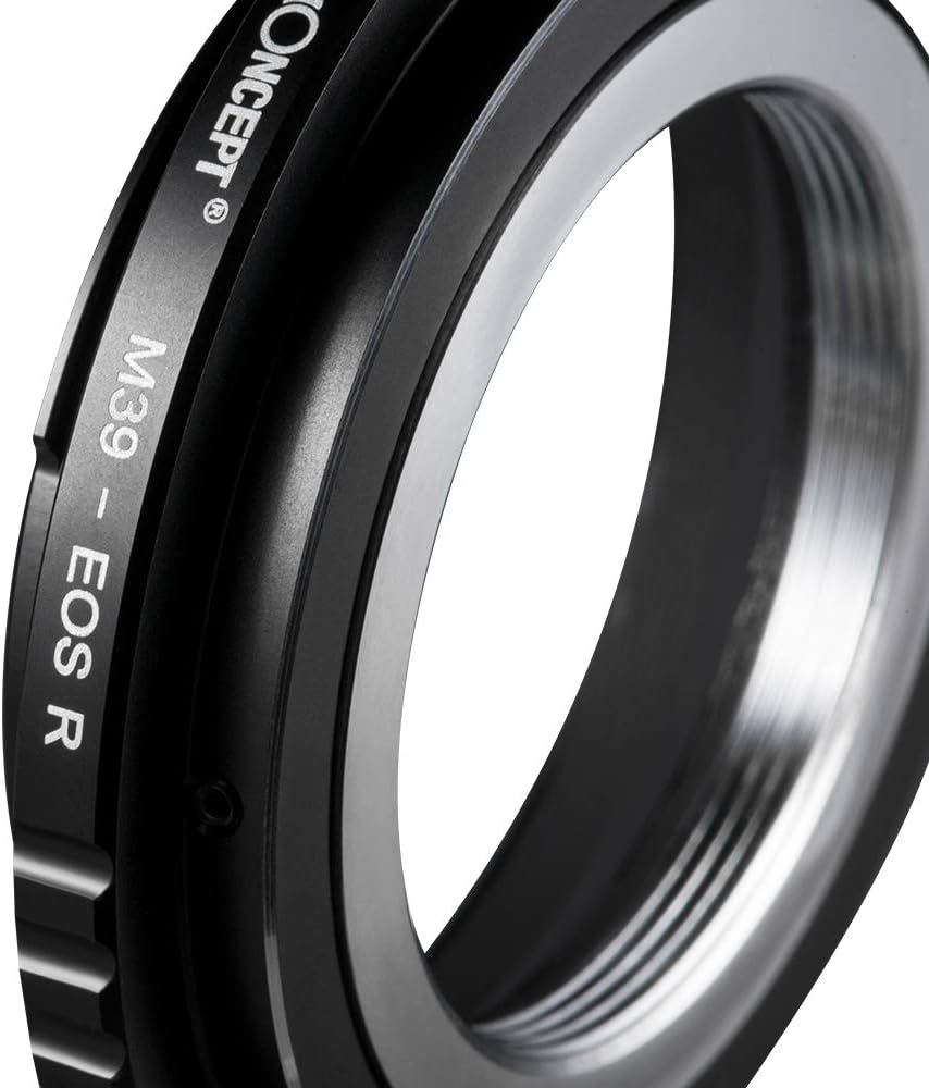 K&F Concept Leica 39-EOS R Bajonettadapter Objektiv Ring für Leica 39 L39 Objektiv auf Canon EOS R-M