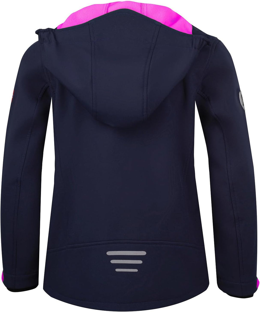 Trollkids Kinder Softshell Jacke Trollfjord 98 Marineblau / Magenta, 98 Marineblau / Magenta