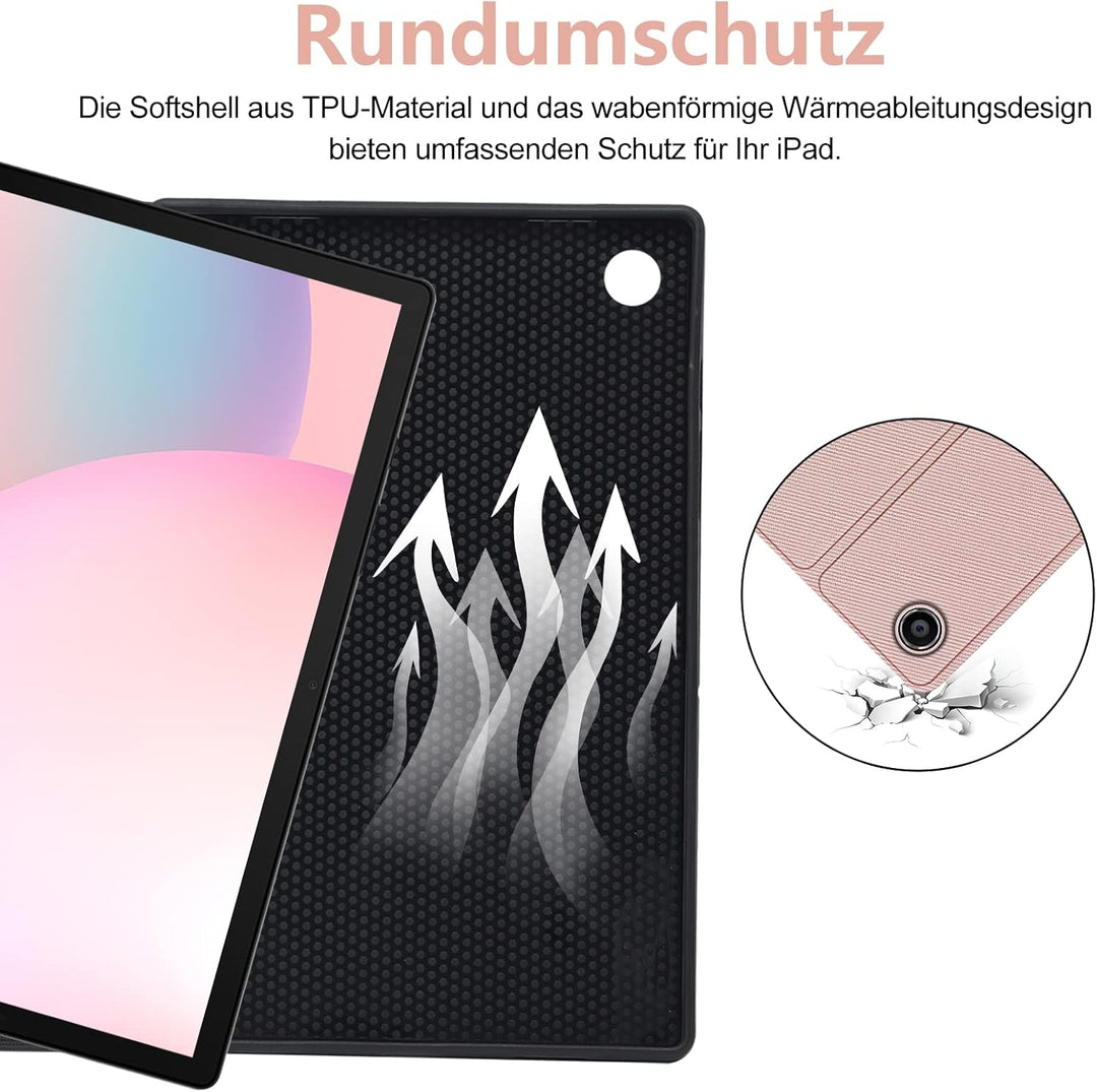 Tastatur für Samsung Galaxy Tab S9FE/S10FE 10.9", Hülle Tastatur Galaxy Tab S9/S10FE 2025 con Touchp