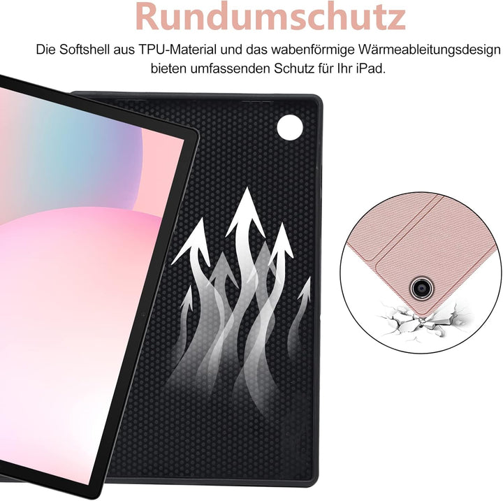 Tastatur für Samsung Galaxy Tab S9FE/S10FE 10.9", Hülle Tastatur Galaxy Tab S9/S10FE 2025 con Touchp