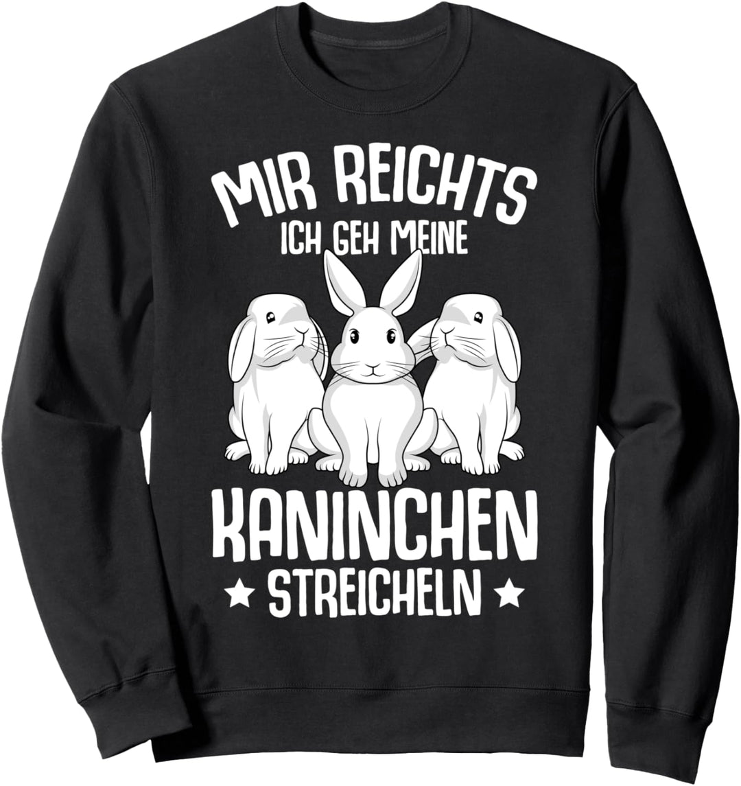 Kaninchen Hasen Liebe Süsser Hase Haustier Ostern Sweatshirt