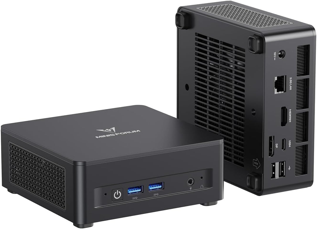MINIS FORUM UM690L Slim Mini PC, AMD Ryzen 9 6900HX 8-Core-Prozessor bis zu 4,9 GHz mit AMD Radeon 6