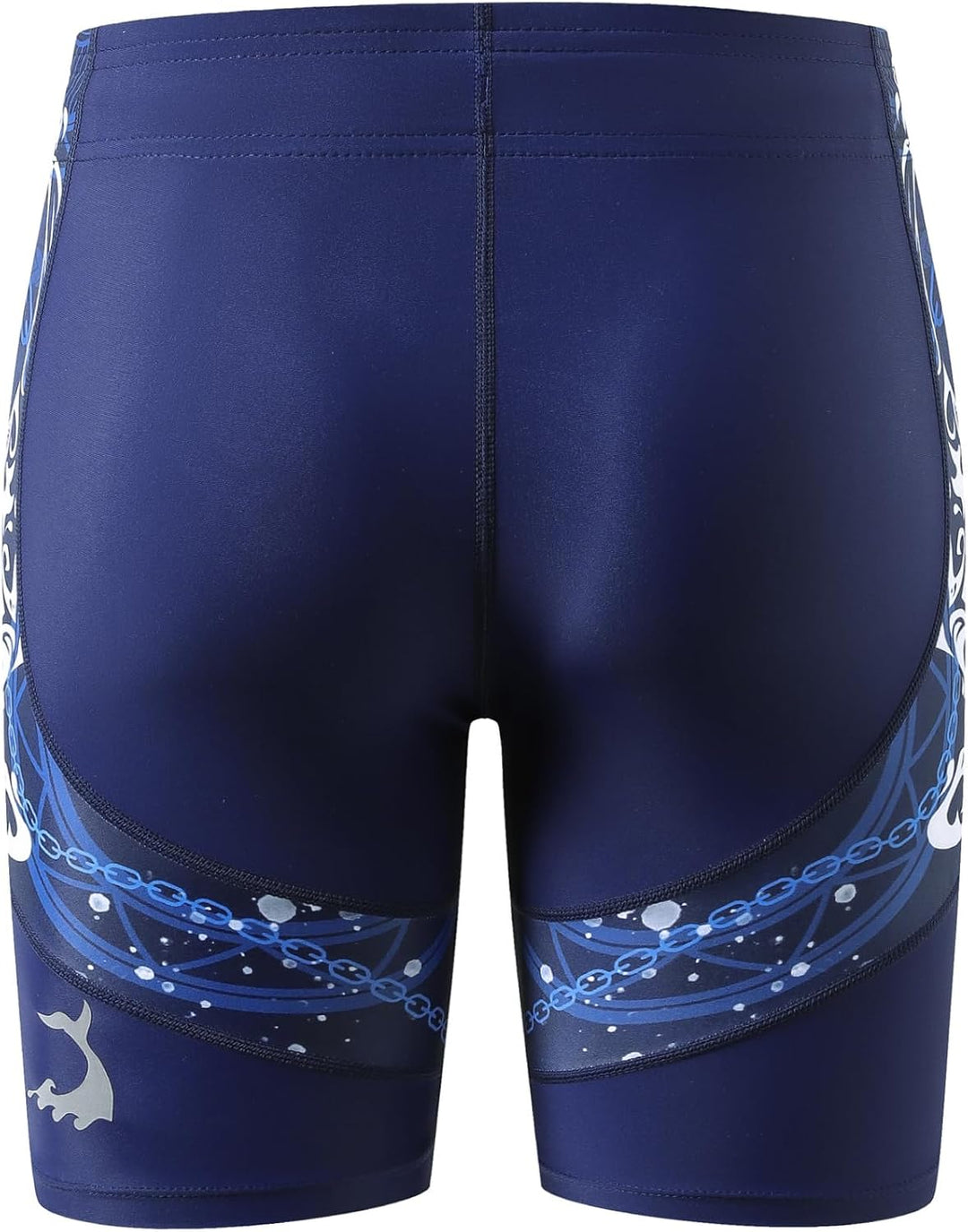 HUGE SPORTS Herren Splice Schwimmhose Kompression Jammer Lang Wilde Serie S Hammerkopfhai, S Hammerh
