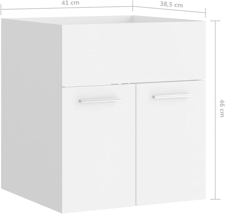 vidaXL Waschbeckenunterschrank Waschtisch Unterschrank Badmöbel Badschrank Badezimmerschrank Badezim