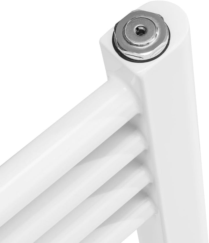 TROTEC Elektrischer Handtuchwärmer TWH 500 S – 500 W, Wandmontage, Flachrohr-Design in Weiss, geräus