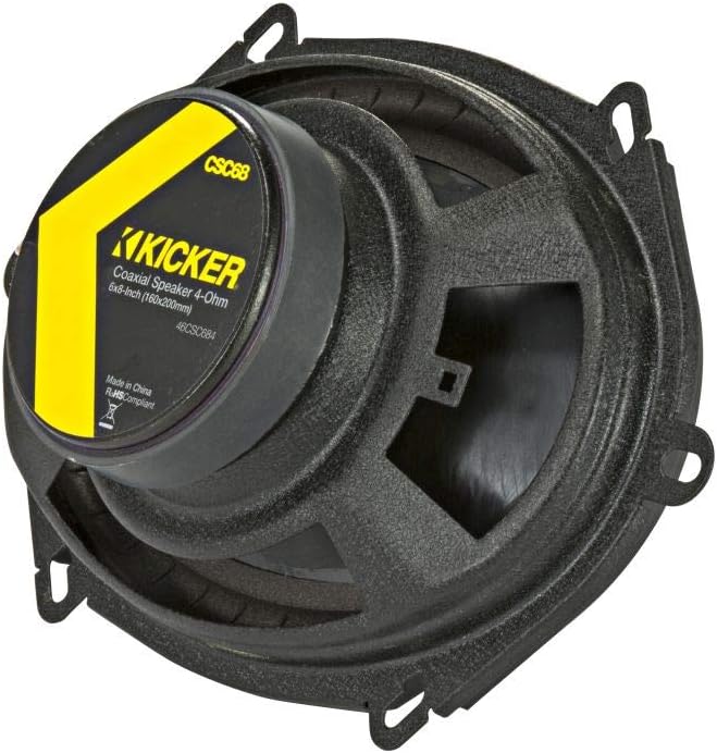 KICKER MELARQT 46CSC684 CSC684 Auto-Stereo-Lautsprecher (6 x 8 x 7 cm, Koaxial)