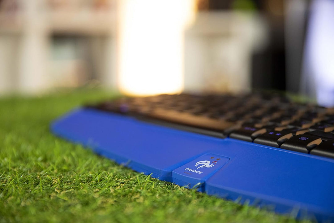Konix FFF Membran-Gaming-Tastatur AZERTY - Anti-Ghosting mit 26 Tasten - Blaue Hintergrundbeleuchtun