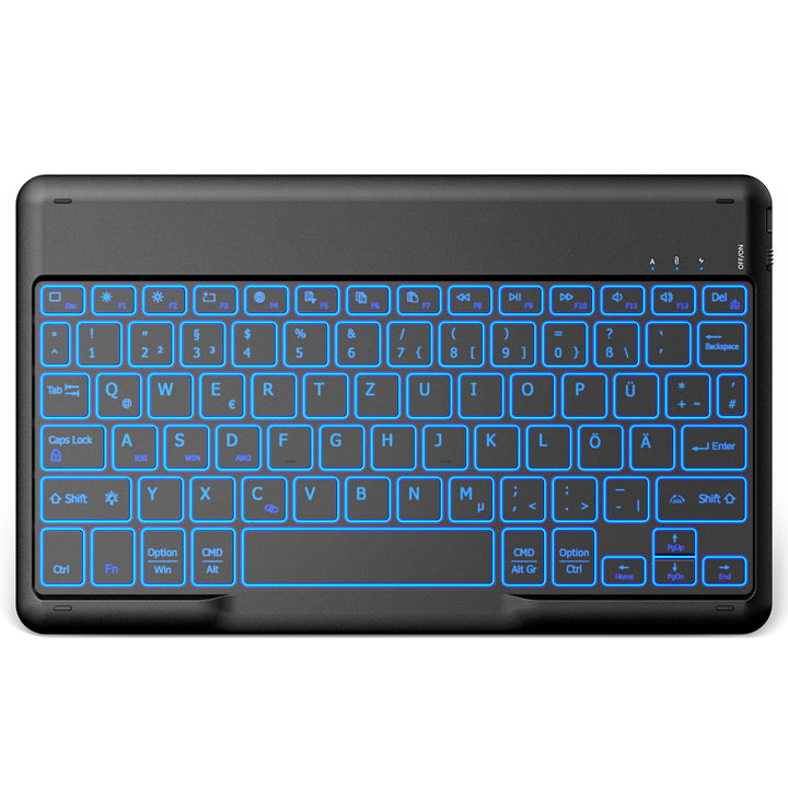 EasyAcc Bluetooth-Tastatur, Kabellose Bluetooth-Tastatur kompatibel mit Windows/Android/iOS, Tastatu