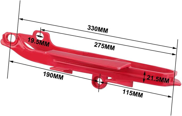 Motorrad-Kettenschieber für CR125R CR250R 00-07 CRF250R 04-09 CRF250X 04-13 CRF450R 02-08 CRF450X 05