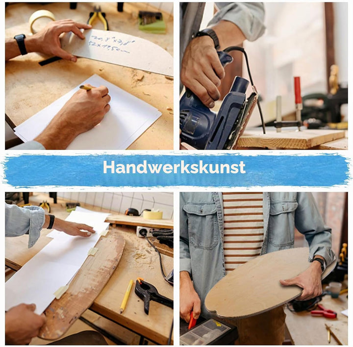 XCMAN Surf Balance Board Trainer Mit Rolle - Stabilitätstrainer Für Erwachsene Und Kinder, Zum Surfe