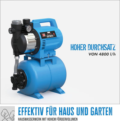 Güde Hauswasserwerk HWW 1400.2 VF (1400 W, Kesselinhalt: 24 l, Fördervolumen: 4800 l/h, Förderhöhe: