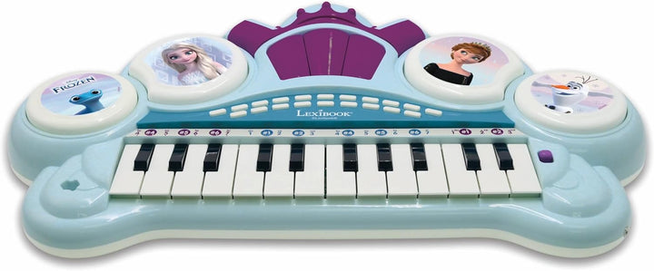 Lexibook, Die Eiskönigin, Elektronisches Keyboard mit Sitz, Mikrofon, MP3-Player, Soundeffekten, Dem
