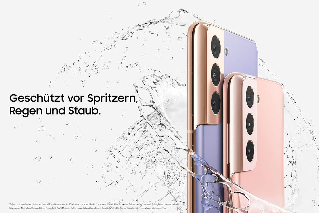 Samsung Galaxy S21 5G, Android Smartphone, Triple-Kamera, Infinity-O Display, 128 GB Speicher, leist