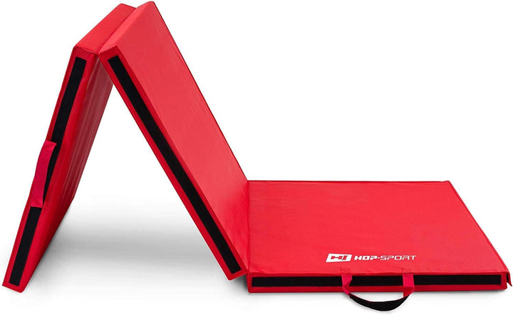 Hop-Sport Turnmatte klappbar - Bodenweichmatte für zuhause 180x60x5cm - Fitnessmatte, Gymnastikmatte