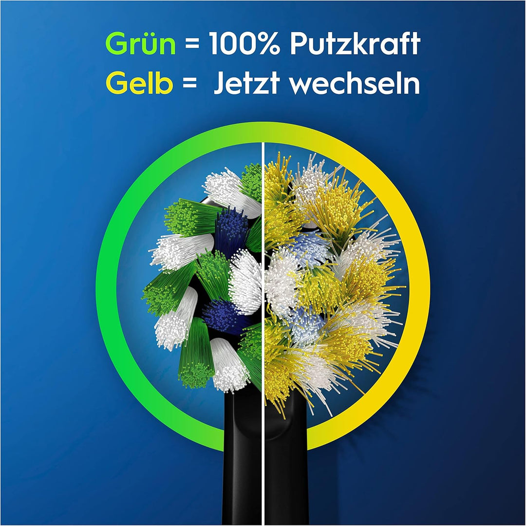 Oral-B CrossAction Aufsteckbürsten für elektrische Zahnbürste, 10 Stück, ganzheitliche Mundreinigung