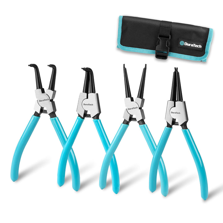DURATECH 4 STK. Sicherungsringzange-Set mit Tasche