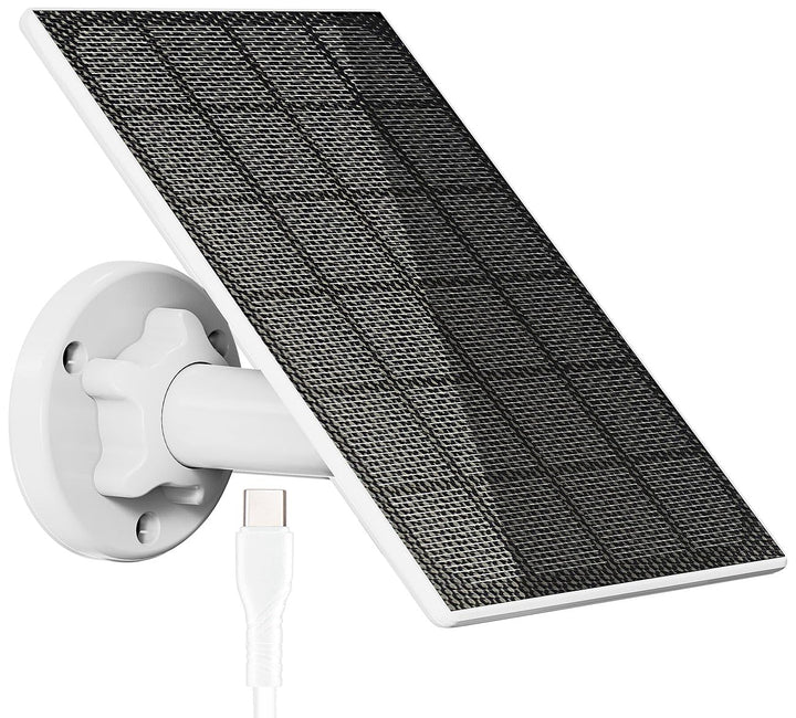 revolt Solar Panel USB C: Solarpanel für Akku-IP-Kameras mit USB-C, 3 W, 5 V, IP65 (Solarpanel 5V, S