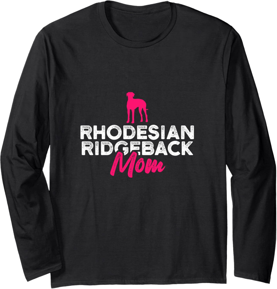 Rhodesian Ridgeback Mom Langarmshirt