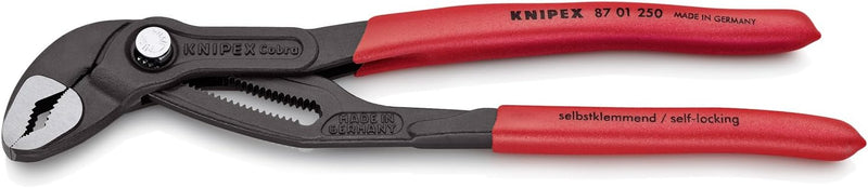 KNIPEX Zangenschlüssel Zange und Schraubenschlüssel in einem Werkzeug (250 mm) 86 03 250 SB (SB-Kart