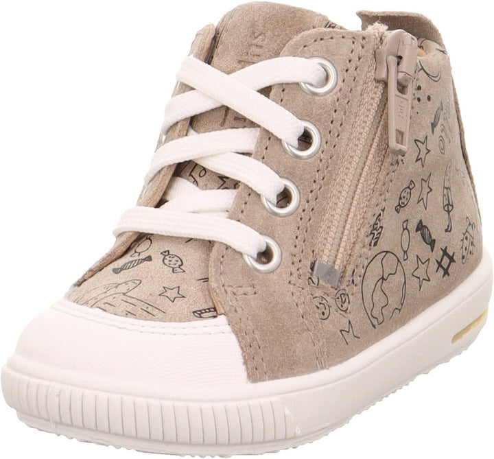 Superfit Jungen Moppy Lauflernschuhe 19 EU Beige Weiss 4010, 19 EU Beige Weiss 4010