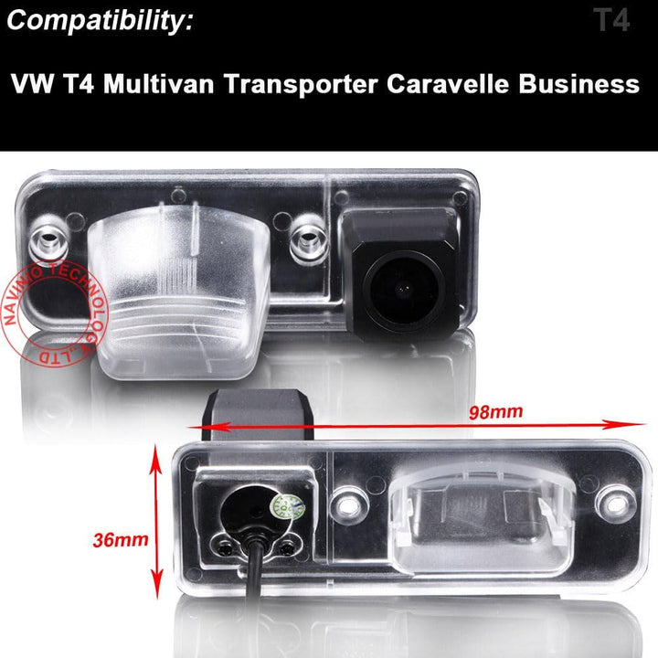 1280 * 720 Pixel 1000TV-Linien Hochwertiges 18mm-Objektiv Autokennzeichen Licht Rückfahrkamera, wass