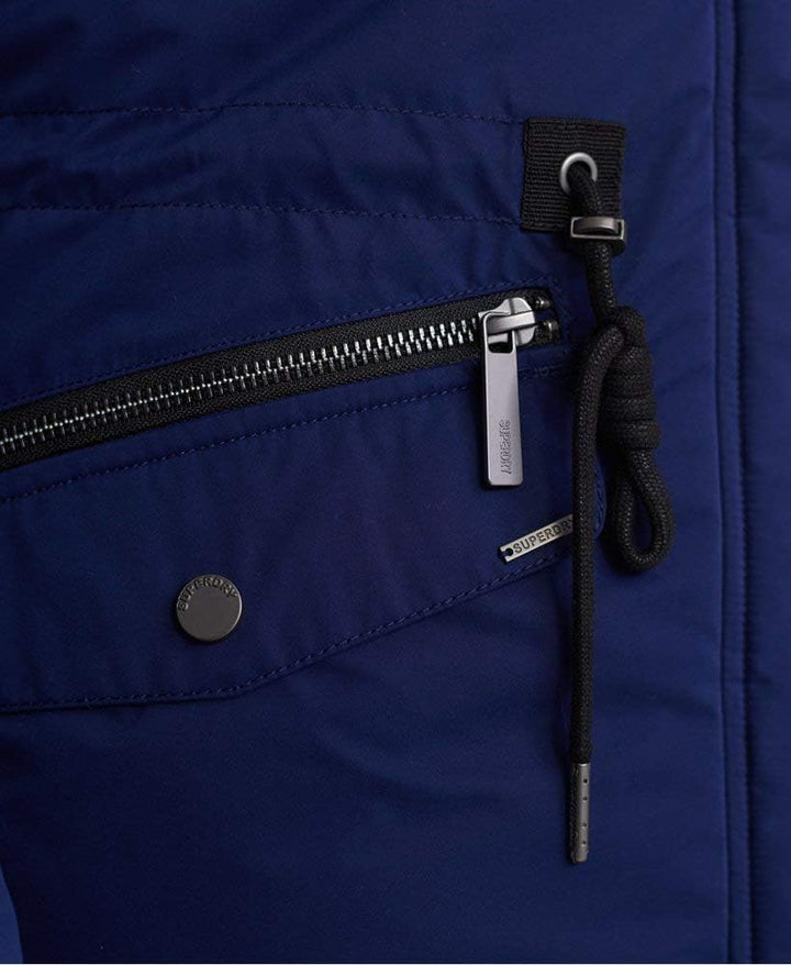 Superdry Damen Alpine Mikrofaserjacke 36 königlich marineblau, 36 königlich marineblau