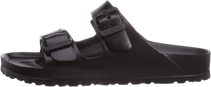 BIRKENSTOCK Herren Arizona Geöltes Leder Weit Pantoletten, 36 EU Schmal Schwarz