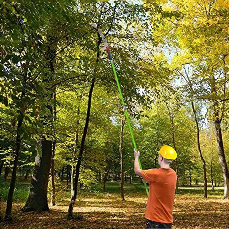 Astsäge, 8M Astsäge Handsäge mit Teleskopstiel Baumsäge Teleskop Hochentaster Manuell Einstellbare L