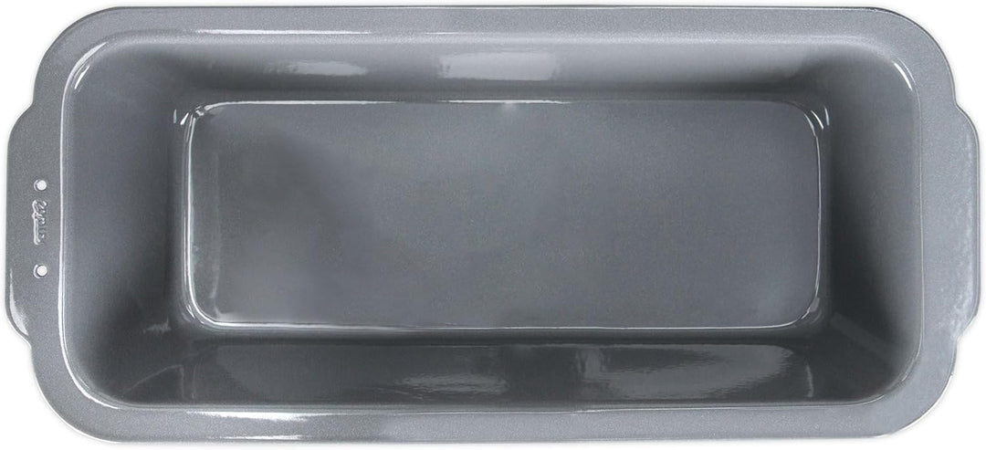 Städter we love baking silberne Brot-Back-Kastenform 35 x 14,5 - Höhe 8,5cm - aus Metall emailliert