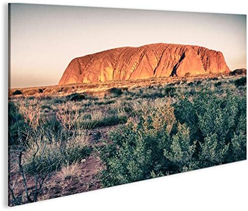 islandburner Bild Bilder auf Leinwand Ayers Rock Uluru Australien 1p XXL Poster Leinwandbild Wandbil