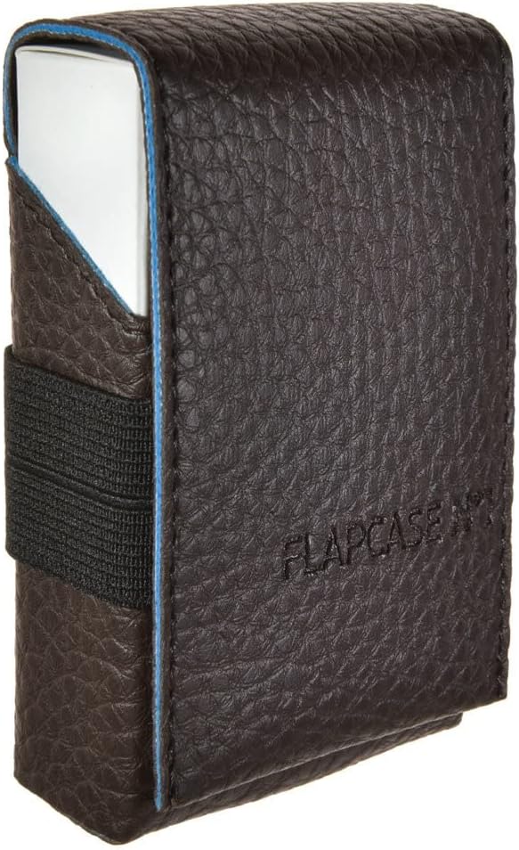 FLAPCASE N°1 • Brown Club • Designer Zigarettenetui, Made in Austria, Leder vegan Zigarettenbox für