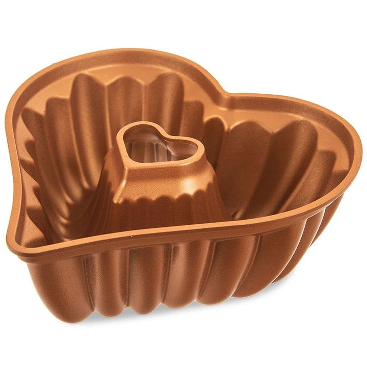 orion group Kuchenform Backform Tortenform mit Schornstein Kamin zum Backen von Kuchen Herz MARISSA