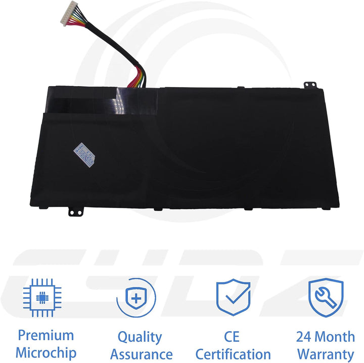 CYDZ® 11.4V 4605mAh Laptop Akku AC14A8L 3ICP7/61/80 934T2119H für Acer Aspire V15 Nitro VN7 VN7-571