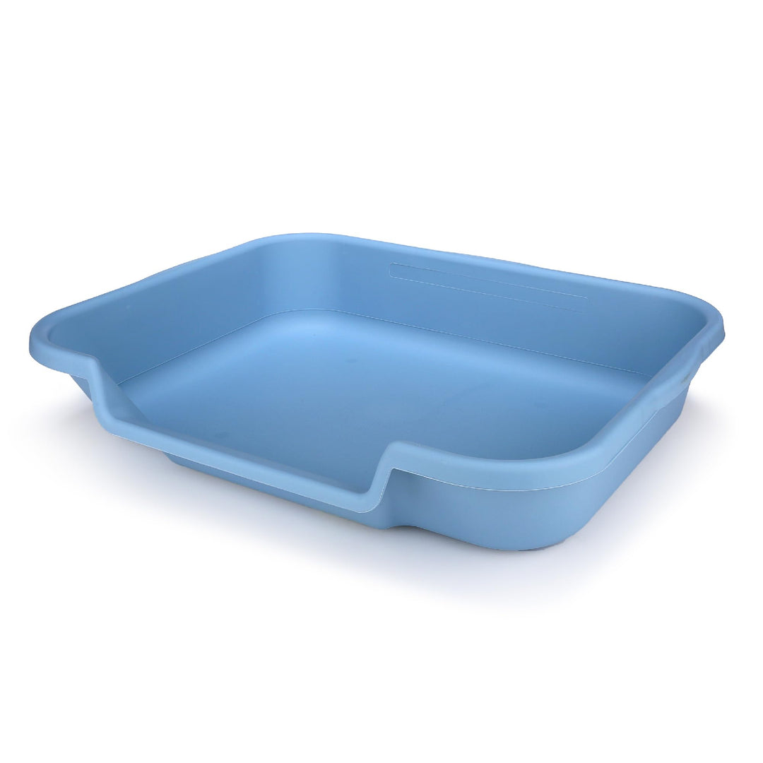 Kitty Go Here Katzentoilette Senior, 61 x 50,8 x 12,7 cm, Blau, Blau Large (1 Pack)
