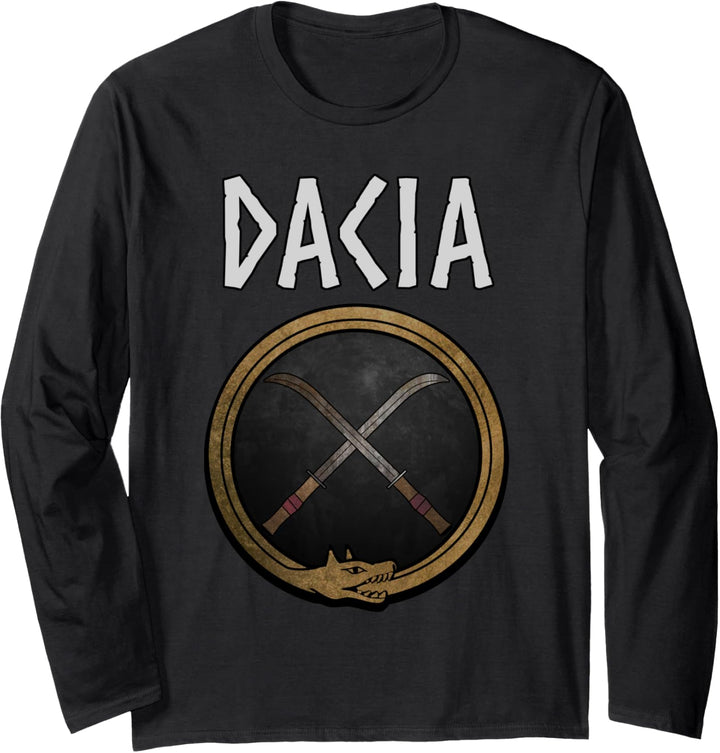 Altes Dacia Falx Symbol der Daker Langarmshirt