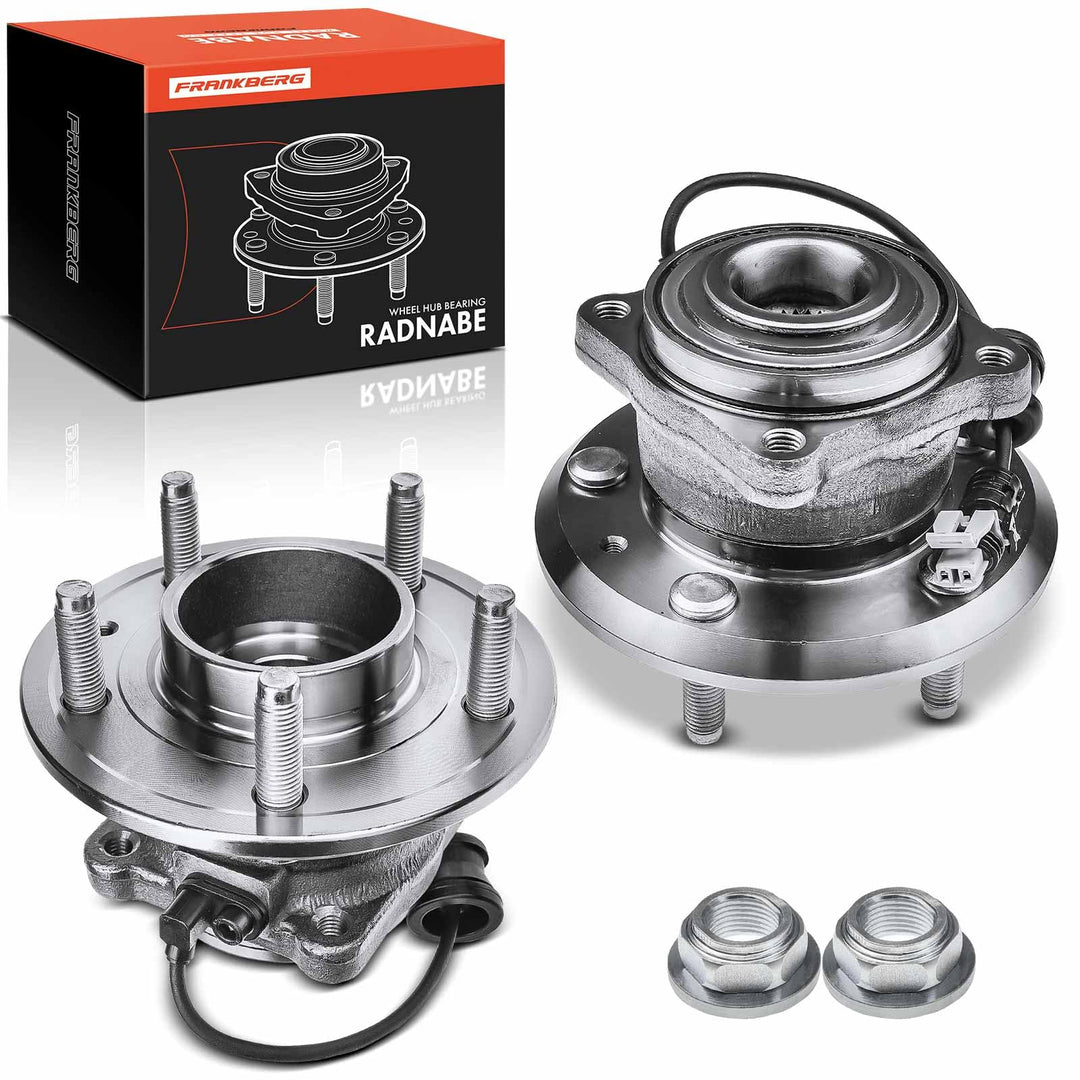 Frankberg 2x Radnabe Radlagersatz Hinterachse Kompatibel mit Captiva C100 C140 SUV 2.0L-3.2L 2006-20