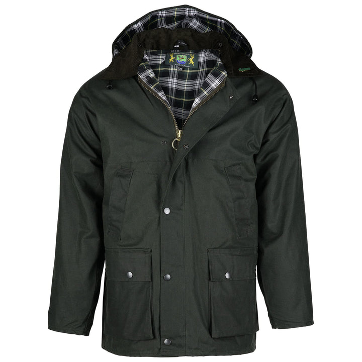 Romneys Wachsjacke Country – klassische englische Outdoorjacke aus gewachster Baumwolle, wasserdicht