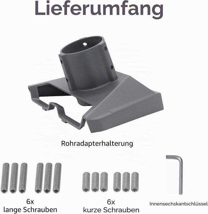 Starlink Standard Gen 3/4/4X Rohradapterhalterung, sicheres Stangenmontage-Set für Dach-, Wohnmobil-