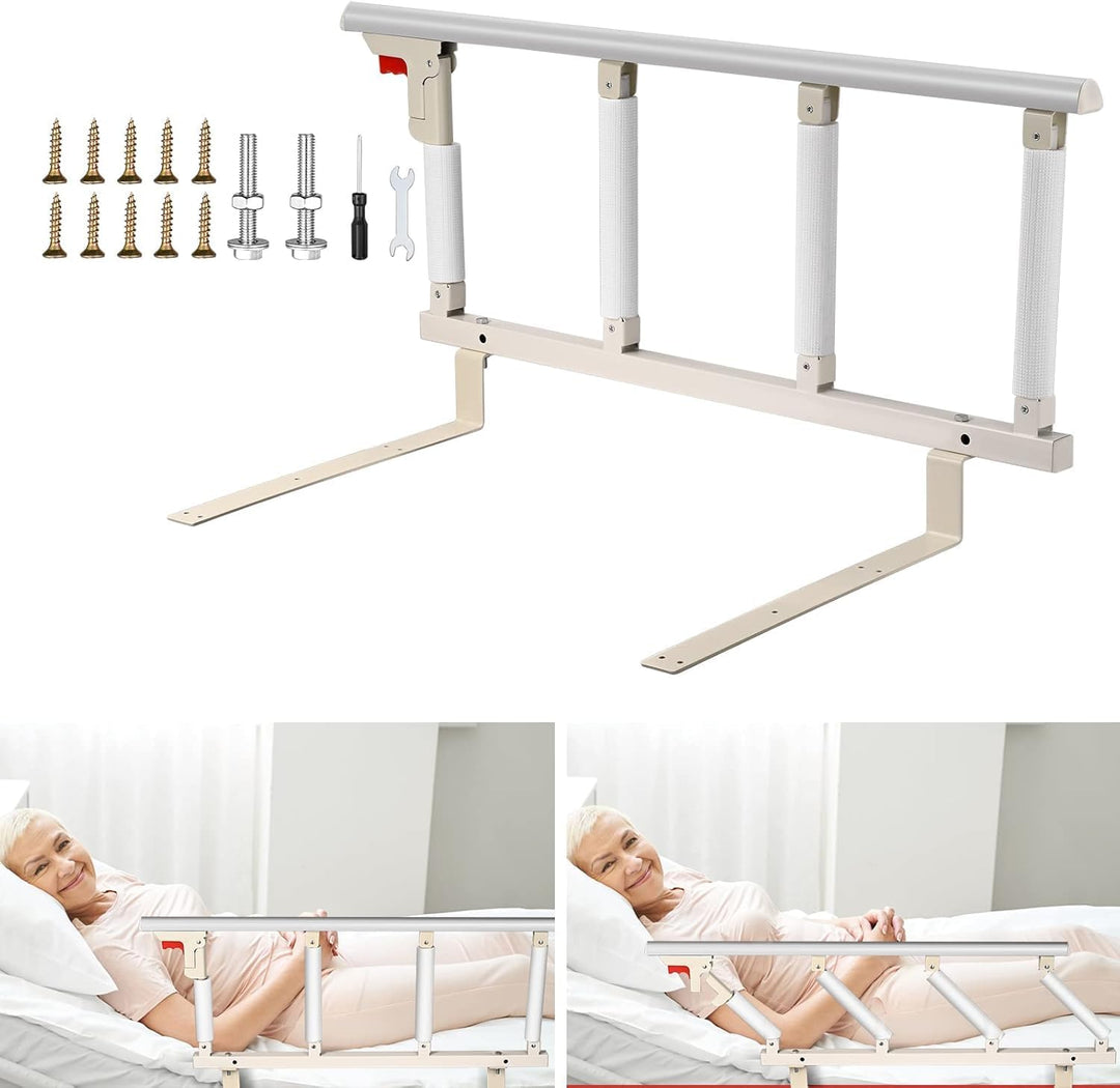 Hlieeosfcn Bettgitter für Ältere, Sicherheits Bettgriff Bett Haltegriffe Aufstehhilfe für Senioren,F