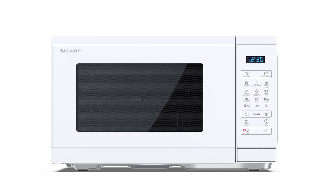 SHARP YC-MG252AE-C Mikrowelle mit Grill (Mikrowelle: 900W, Grill: 1000W, 11 Leistungsstufen, Auftauf